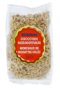 Horizon Geroosterde Hazelnootstukjes Bio 125GR Horizon Geroosterde Hazelnootstukjes Bio 125GR