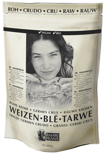 Aman Prana Rauwe Tarwekiemen 200GR Aman Prana Rauwe Tarwekiemen 200GR