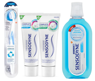 De Online Drogist Sensodyne Complete Protection Bundel 4ST aanbieding
