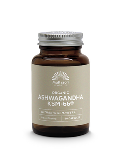 Mattisson HealthStyle Biologische Ashwagandha Ksm -66 60CP Mattisson HealthStyle Biologische Ashwagandha Ksm -66 60CP