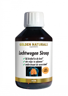 Golden Naturals Luchtwegen Siroop 200ML Golden Naturals Luchtwegen Siroop 200ML