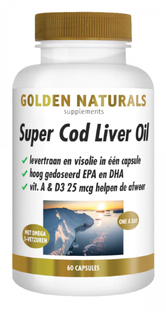 Golden Naturals Super Cod Liver Oil Capsules 60SG Golden Naturals Super Cod Liver Oil Capsules 60SG