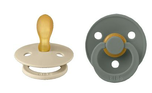 BIBS Fopspeen 0-6 Maanden Symmetrical Vanilla/Pine 2ST