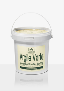 Naturado Groen Klei Montmorillonite Emmer 1KG Naturado Groen Klei Montmorillonite Emmer 1KG