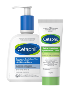 Cetaphil Daily Facial Cleanser + Hydraterende Crème Combi 2ST Cetaphil Daily Facial Cleanser + Hydraterende Crème Combi 2ST
