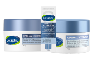 Cetaphil Optimal Hydration Revitaliserende Dagcrème + Nachtcrème + Oogserum Combi 3ST 