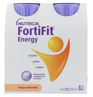 Nutricia Fortifit Energy Mango/Perzik 4ST Nutricia Fortifit Energy Mango/Perzik 4ST