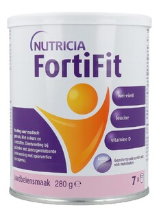 Nutricia Fortifit Poeder Aardbei 280GR Nutricia Fortifit Poeder Aardbei 280GR