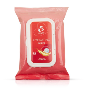 Eros EasyGlide Hydraterende Doekjes met Glijmiddel en Oliën 25ST Eros EasyGlide Hydraterende Doekjes met Glijmiddel en Oliën 25ST