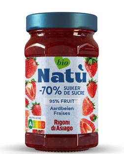 Natù Biologische Aardbeien Jam 240GR Natù Biologische Aardbeien Jam 240GR