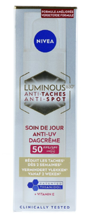 Nivea Cellular Luminous Anti-Spot Dagcrème SPF50 1ST Nivea Cellular Luminous Anti-Spot Dagcrème SPF50 1ST
