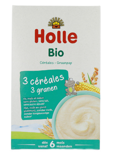 Holle Bio 3 Granen Pap 250GR Holle Bio 3 Granen Pap 250GR