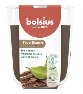 Bolsius True Scents Oud Wood Geurkaars 1ST Bolsius True Scents Oud Wood Geurkaars 1ST