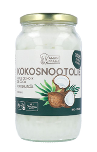 Aman Prana Kokosnootolie Bio 1000ML Aman Prana Kokosnootolie Bio 1000ML