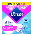 Libresse Dailies V-Protection Regular Inlegkruisjes 58ST Libresse Dailies V-Protection Regular Inlegkruisjes 58ST