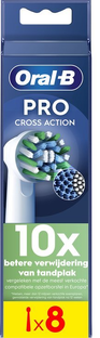 Oral-B Pro Cross Action Opzetborstels 8ST Oral-B Pro Cross Action Opzetborstels 8ST
