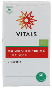 Vitals Magnesium 100 MG Capsules 60CP Vitals Magnesium 100 MG Capsules 60CP