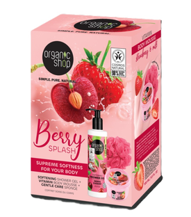 Organic Shop Berry Splash Supreme Softness Giftset 1ST Organic Shop Berry Splash Supreme Softness Giftset 1ST