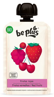 Be Plus Knijpfruit Red Fruits 100GR Be Plus Knijpfruit Red Fruits 100GR