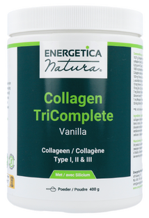 Energetica Natura Collagen TriComplete Vanilla Poeder 400GR Energetica Natura Collagen TriComplete Vanilla Poeder 400GR