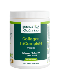 De Online Drogist Energetica Natura Collagen TriComplex Vanilla Poeder 400GR aanbieding