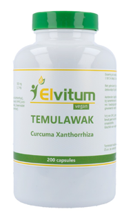 Elvitum Temulawak Curcuma Xanthorrhiza Capsules 200CP Elvitum Temulawak Curcuma Xanthorrhiza Capsules 200CP