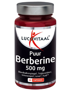 Lucovitaal Berberine Puur 500 mg Capsules 60CP Lucovitaal Berberine Puur 500 mg Capsules 60CP