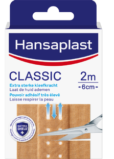 Hansaplast Classic Pleisters 2mx6cm 1ST Hansaplast Classic Pleisters 2mx6cm 1ST