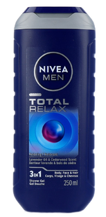 Nivea Men Total Relax Douchegel 250ML Nivea Men Total Relax Douchegel 250ML