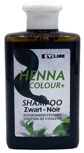 Evi Line Henna Colour+ Shampoo Zwart 300ML Evi Line Henna Colour+ Shampoo Zwart 300ML