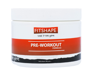 Fitshape Pre Workout Formule Poeder 200GR Fitshape Pre Workout Formule Poeder 200GR