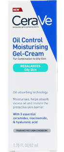 CeraVe Oil Control Moisturising Gel-Crème 52ML  CeraVe Oil Control Moisturising Gel-Crème 52ML