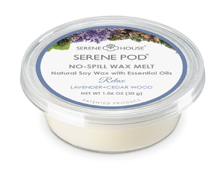 Serene House Serene No Spill Wax Melt Pod - Lavender & Cedar Wood 1ST Serene House Serene No Spill Wax Melt Pod - Lavender & Cedar Wood 1ST