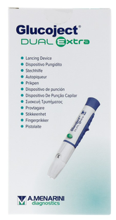 Testjezelf.nu Glucoject Dual Extra Prikpen 1ST Testjezelf.nu Glucoject Dual Extra Prikpen 1ST