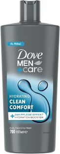 Dove Men+Care Hydrating Clean Comfort - Body, Face & Hairwash 700ML Dove Men+Care Hydrating Clean Comfort - Body, Face & Hairwash 700ML