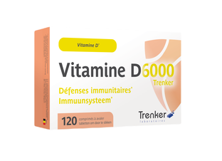 Trenker Vitamine D6000 Tabletten 120TB Trenker Vitamine D6000 Tabletten 120TB