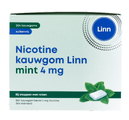 Linn Nicotine Kauwgom Mint 4mg 204ST Linn Nicotine Kauwgom Mint 4mg 204ST