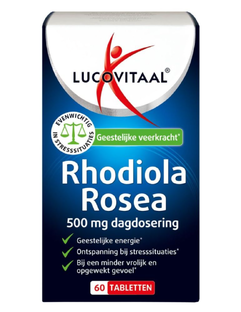 Lucovitaal Rhodiola Rosea Tabletten 60TB Lucovitaal Rhodiola Rosea Tabletten 60TB