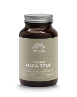 Mattisson HealthStyle Maca Rood Bio Capsules 90CP Mattisson HealthStyle Maca Rood Bio Capsules 90CP