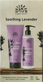 Urtekram Soothing Lavender Body Wash & Body Lotion Giftset 1ST