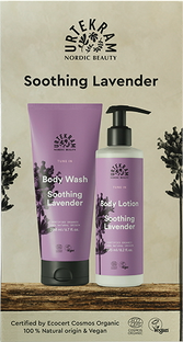 Urtekram Soothing Lavender Body Wash & Body Lotion Giftset 1ST 
