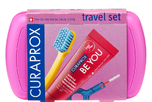 Curaprox Travel Set Roze 1ST Curaprox Travel Set Roze 1ST