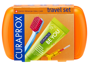 Curaprox Travel Set Oranje 1ST Curaprox Travel Set Oranje 1ST