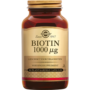 Solgar Biotine 1000 mcg Capsules 50VCP Solgar Biotine 1000 mcg Capsules 50VCP