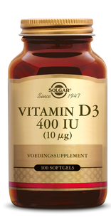 Solgar Vitamine D-3 400 IU Softgels 100SG Solgar Vitamine D-3 400 IU Softgels 100SG