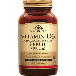 Solgar Vitamine D-3 4000 IU Capsules 60CP Solgar Vitamine D-3 4000 IU Capsules 60CP