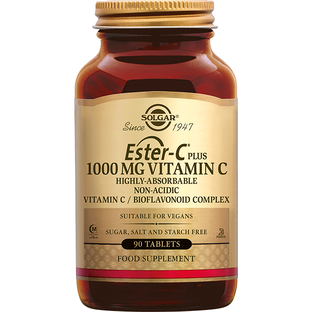 Solgar Ester-C® Plus Vitamine C 1000 mg Tabletten 90TB Solgar Ester-C® Plus Vitamine C 1000 mg Tabletten 90TB