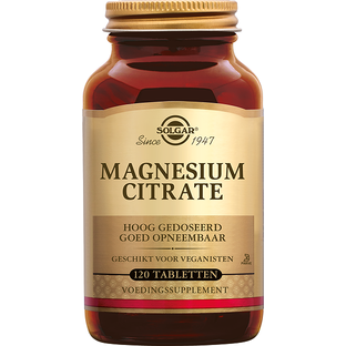 Solgar Magnesium Citraat Tabletten 120TB Solgar Magnesium Citraat Tabletten 120TB