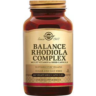 Solgar Balance Rhodiola Complex Capsules 60VCP Solgar Balance Rhodiola Complex Capsules 60VCP