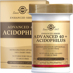 Solgar Advanced 40+ Acidophilus Probiotica Capsules 60VCP Solgar Advanced 40+ Acidophilus Probiotica Capsules 60VCP